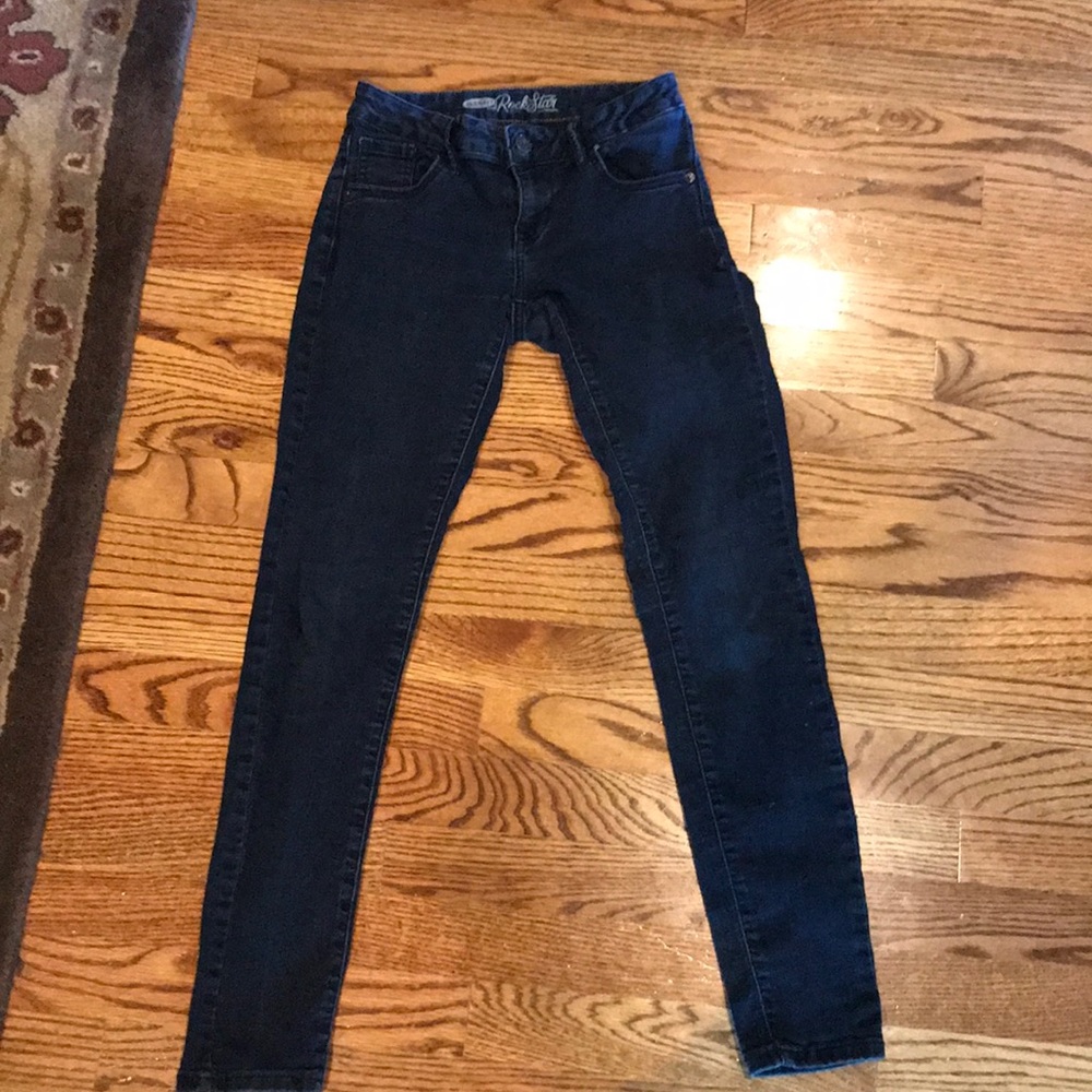 Old Navy jeans. Size 2 women’s. Rockstar, ankle.